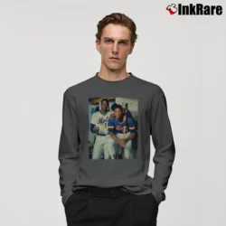 Men’s darryl strawberry dwight gooden new york mets for Baseball Fans Long-Sleeve Shirt in charcoal | Sleek, Lightweight, Year-Round Wear