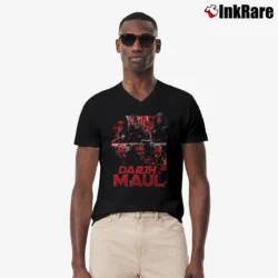 Men’s Darth Maul Star Wars Retro Graphic V-Neck Tee in black | Sharp, Breathable, Everyday Staple