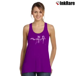 Women’s Darth Vader Boba Fett Pulp Fiction Star Wars Tank Top in purple | Lightweight, Movement-Friendly