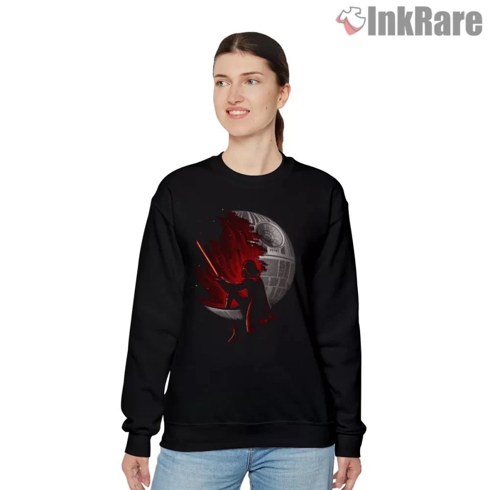 Darth Vader Crimson Dreamscape Art Shirt on graphic shirt for women graphic tee