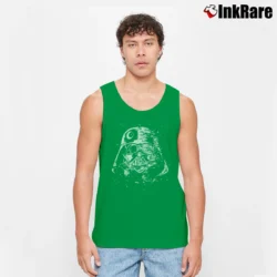 Men’s Darth Vader Death Star Star Wars Graphic Tank Top in irish green | Breathable, Active-Friendly Design