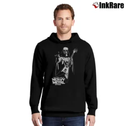 Men’s Darth Vader Heavy Metal Star Wars Graphic Pullover Hoodie in black | Cozy, Durable, Modern Fit