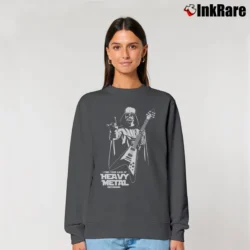 Women’s Darth Vader Heavy Metal Star Wars Graphic Relaxed Sweatshirt in charcoal | Soft, Laid-Back Vibe