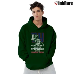 Men’s Darth Vader New York Giants Star Wars Football Pullover Hoodie in forest green | Cozy, Durable, Modern Fit