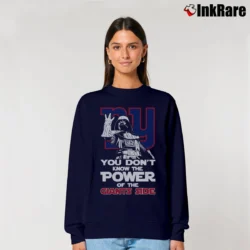 Women’s Darth Vader New York Giants Star Wars Football Relaxed Sweatshirt in navy | Soft, Laid-Back Vibe