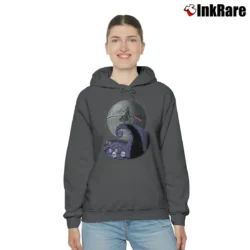 Women’s Darth Vader Nightmare Before Christmas Star Wars Cozy Hoodie in charcoal | Warm, Structured, Stylish