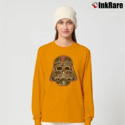 Women’s Darth Vader Sugar Skull Star Wars Long-Sleeve Top in orange | Sleek, Versatile, All-Season