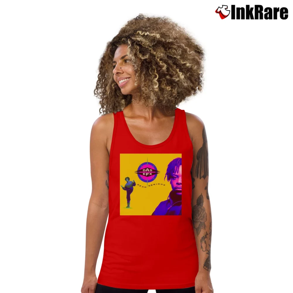 Women’s Das EFX Dead Serious Tank Top in red | Lightweight, Movement-Friendly