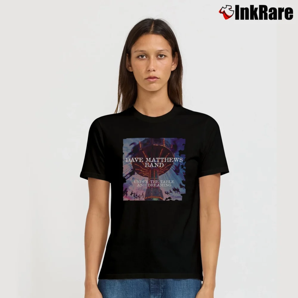 Women’s Dave Matthews Band Under The Table Signature T-Shirt in black | Soft, Flattering Fit
