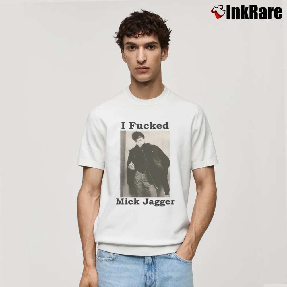 Men’s David Bowie 1990s Mick Jagger Rolling Stones Custom Classic T-Shirt in white | Soft, Breathable Everyday Wear