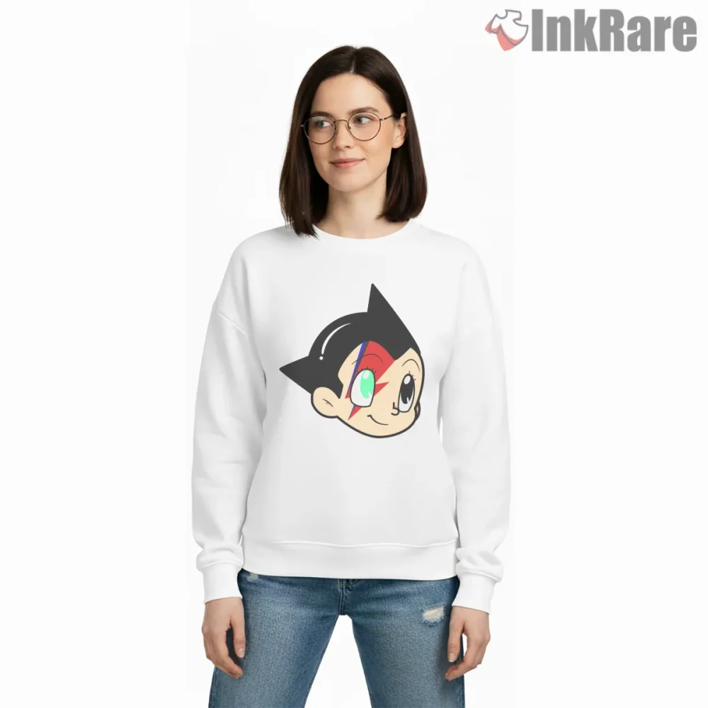 David Bowie Astro Boy Ziggy Stardust Crossover Shirt on graphic shirt for women graphic tee