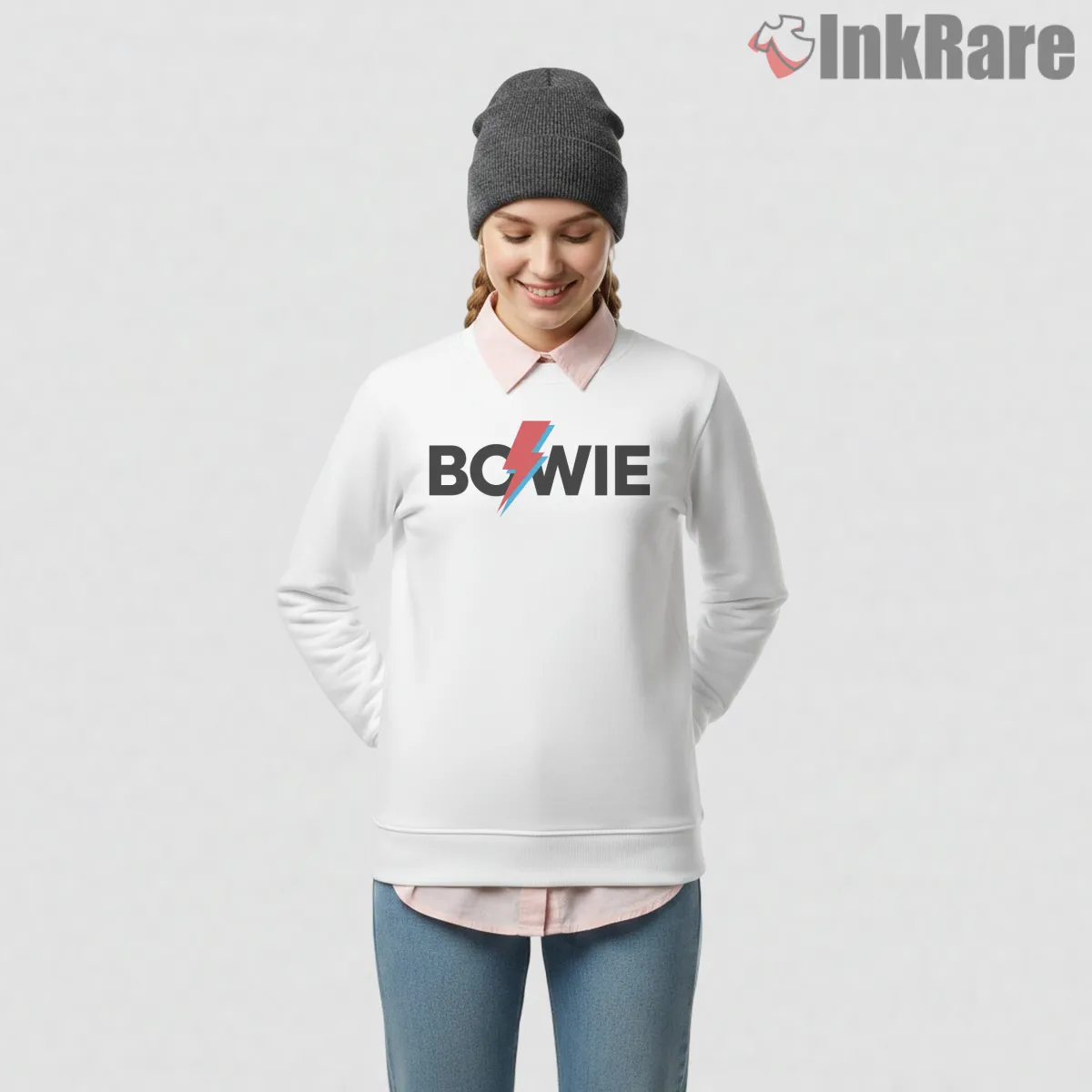 David Bowie Minimal Lightning Logo Retro Shirt David Bowie Minimal Lightning Logo Retro Shirt on graphic shirt for women graphic tee