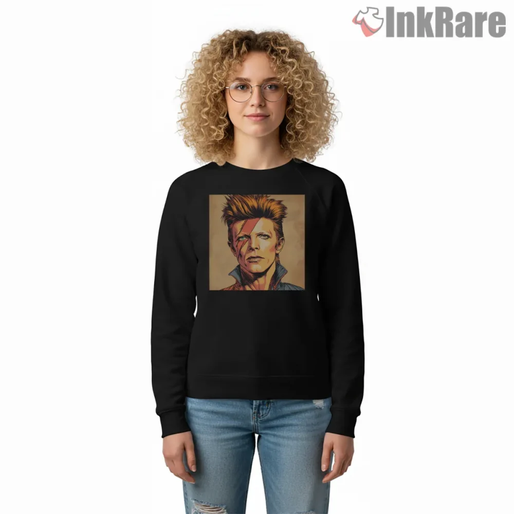 David Bowie Rebel Rebel Vintage Glam Portrait Shirt on graphic shirt for women graphic tee