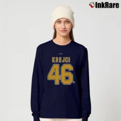 Women’s David Krejci Boston Bruins Player Long-Sleeve Top in navy | Sleek, Versatile, All-Season