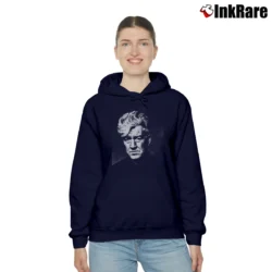 Women’s David Lynch Poster Art Cozy Hoodie in navy | Warm, Structured, Stylish