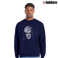 Men’s David Lynch Poster Art Crewneck Sweatshirt in navy | Cozy Fabric, Clean Style