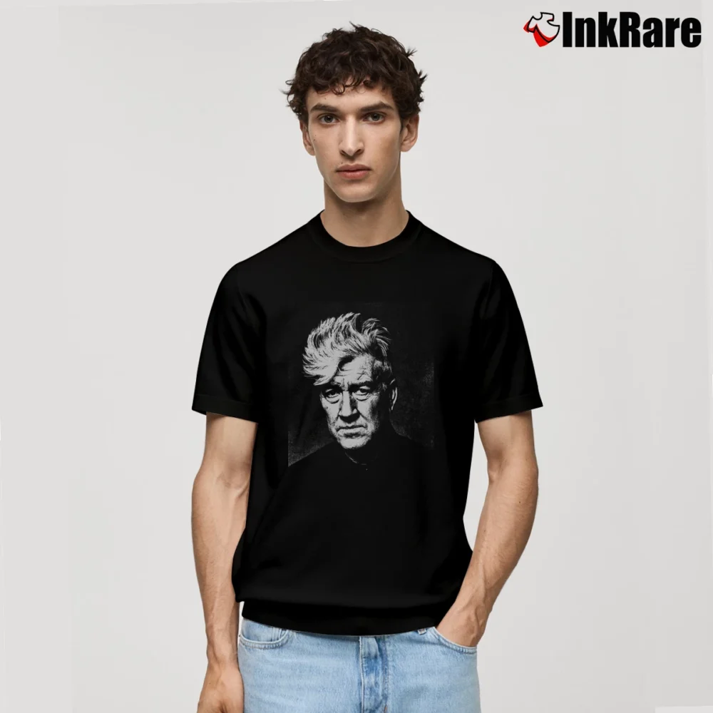 Men’s David Lynch Poster Art Classic T-Shirt in black | Soft, Breathable Everyday Wear