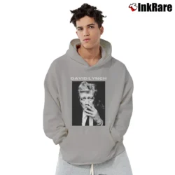 Men’s David Lynch Poster Pullover Hoodie in sport grey | Cozy, Durable, Modern Fit