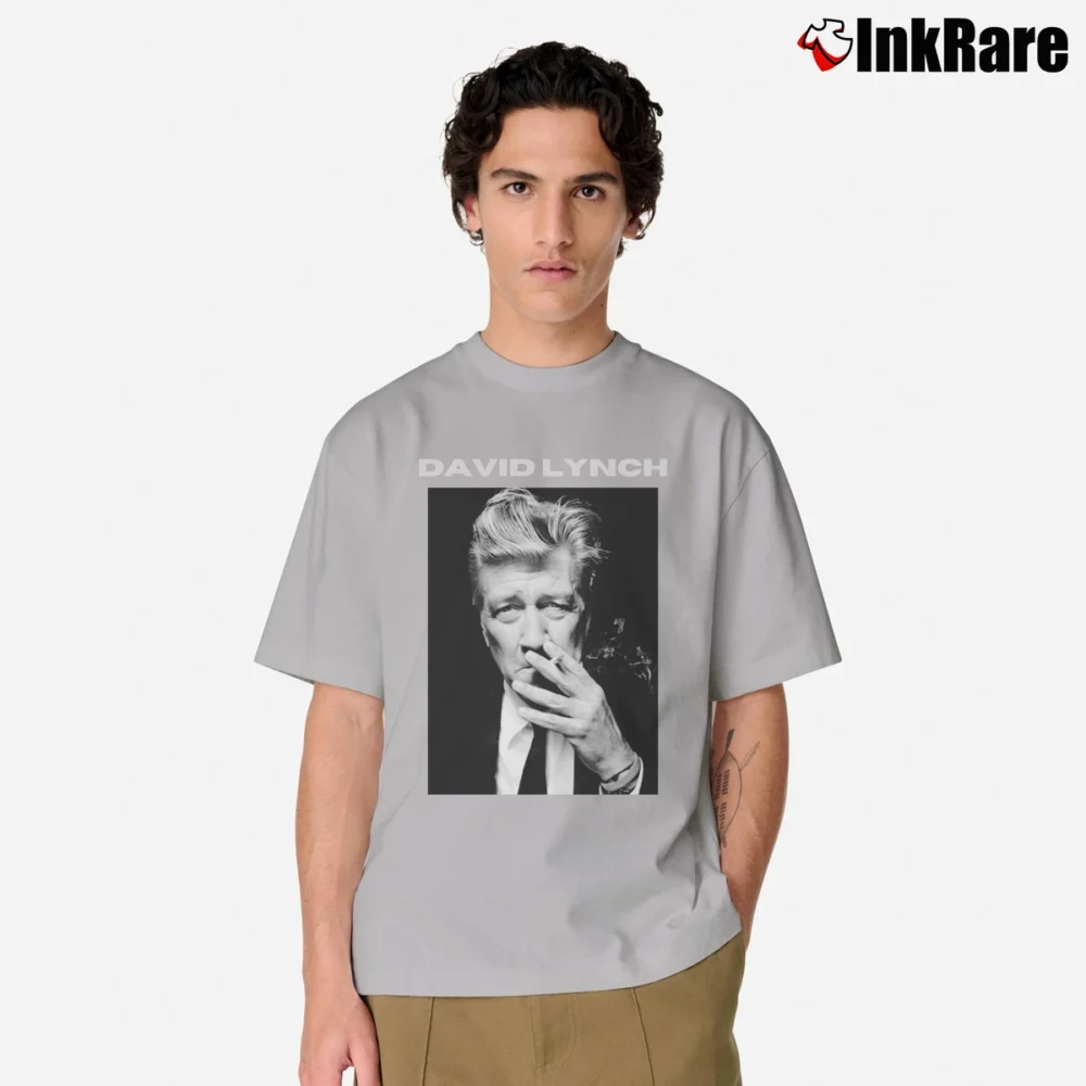 Men’s David Lynch Poster Classic T-Shirt in sport grey | Soft, Breathable Everyday Wear