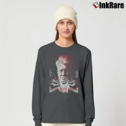 Women’s David Lynch We Live Inside A Dream Long-Sleeve Top in charcoal | Sleek, Versatile, All-Season