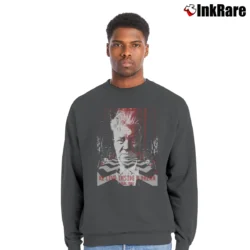 Men’s David Lynch We Live Inside A Dream Crewneck Sweatshirt in charcoal | Cozy Fabric, Clean Style