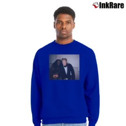 Men’s David Lynch With The Bum From Mulholland Drive Crewneck Sweatshirt in royal blue | Cozy Fabric, Clean Style