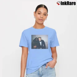 Women’s David Lynch With The Bum From Mulholland Drive Signature T-Shirt in light blue | Soft, Flattering Fit