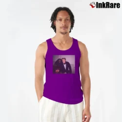 Men’s David Lynch With The Bum From Mulholland Drive Tank Top in purple | Breathable, Active-Friendly Design