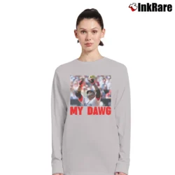 Women’s David Ortiz My Dawg Long-Sleeve Top in sport grey | Sleek, Versatile, All-Season