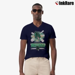 Men’s Dayton Dragons Mlb Baseball Team V-Neck Tee in navy | Sharp, Breathable, Everyday Staple