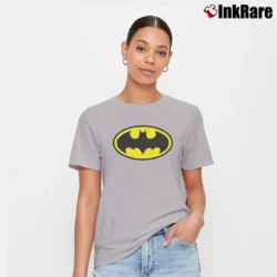 Women’s DC Comics Batman Logo Signature T-Shirt in sport grey | Soft, Flattering Fit