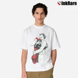 Men’s DC Comics Joker Harley Quinn Hug Classic T-Shirt in white | Soft, Breathable Everyday Wear