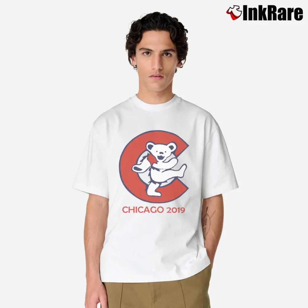Men’s Dead And Company 2019 Wrigley Field Tour Classic T-Shirt in white | Soft, Breathable Everyday Wear