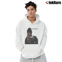 Men’s Dead Man Walking Brotha Lynch Hung Pullover Hoodie in white | Cozy, Durable, Modern Fit