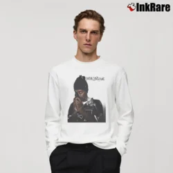 Men’s Dead Man Walking Brotha Lynch Hung Long-Sleeve Shirt in white | Sleek, Lightweight, Year-Round Wear