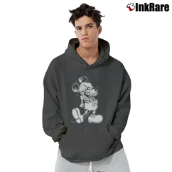 Men’s Dead Mickey Mouse Pullover Hoodie in charcoal | Cozy, Durable, Modern Fit