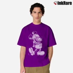 Men’s Dead Mickey Mouse Classic T-Shirt in purple | Soft, Breathable Everyday Wear