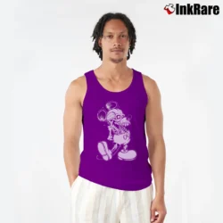 Men’s Dead Mickey Mouse Tank Top in purple | Breathable, Active-Friendly Design