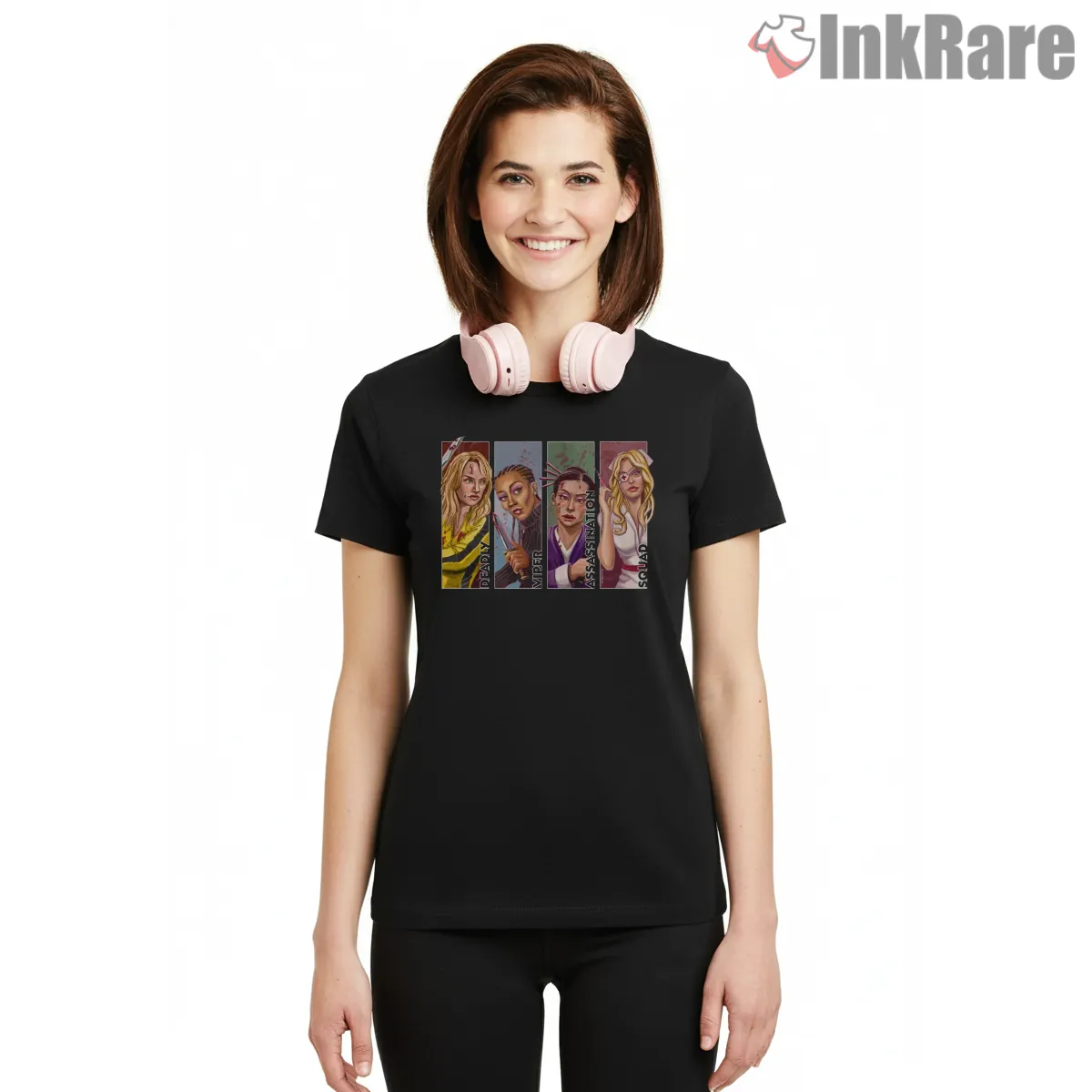 Deadly Viper Assassination Squad Character Panels Short Sleeve Black Deadly Viper Assassination Squad Character Panels Shirt on black short sleeve shirt for women graphic tee