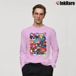 Men’s Deadmau5 Explosion Long-Sleeve Shirt in light pink | Sleek, Lightweight, Year-Round Wear