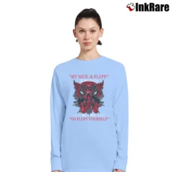Women’s Deadpool Marvel Funny Quote For Fans Long-Sleeve Top in light blue | Sleek, Versatile, All-Season