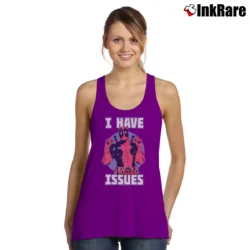 Women’s Deadpool Marvel I Have Issues Comic Tank Top in purple | Lightweight, Movement-Friendly