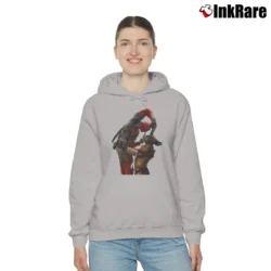 Women’s Deadpool Vs Wolverine Marvel Comics Fighting Cozy Hoodie in sport grey | Warm, Structured, Stylish