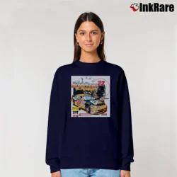 Women’s Deadstock Ward Burton Cat Nascar Mexico Relaxed Sweatshirt in navy | Soft, Laid-Back Vibe