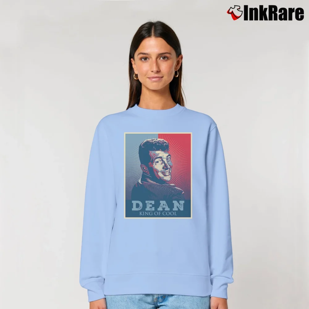 Women’s Dean King Of Cool Relaxed Sweatshirt in light blue | Soft, Laid-Back Vibe