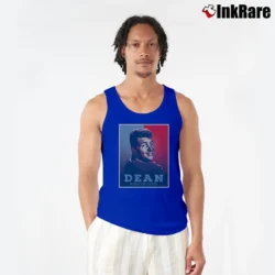 Men’s Dean King Of Cool Tank Top in royal blue | Breathable, Active-Friendly Design
