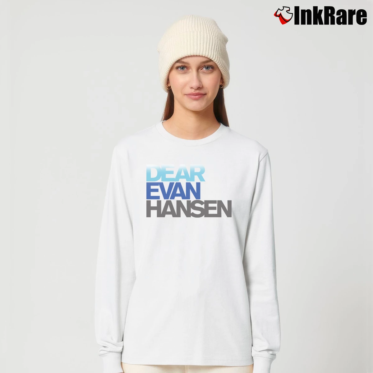 Dear Evan Hansen Women’s Long-Sleeve Top in white – Effortless Layer Women’s Dear Evan Hansen Long-Sleeve Top in white | Sleek, Versatile, All-Season