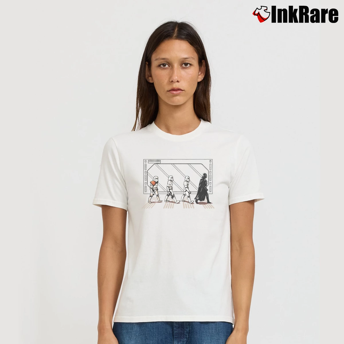 Death Star Road Women’s Signature Tee in white – Effortless Style Women’s Death Star Road Signature T-Shirt in white | Soft, Flattering Fit