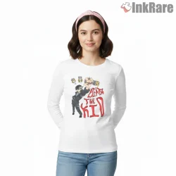 Death The Kid Symmetry Obsession Anime Art Shirt on white long sleeve shirt for women graphic tee