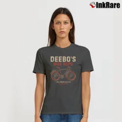 Women’s Deebo's Bike Rentals Signature T-Shirt in charcoal | Soft, Flattering Fit